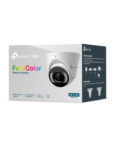 TP-Link VIGI InSight S445S Cámara IP Turret Exterior 4MP Color Visión Nocturna PoE
