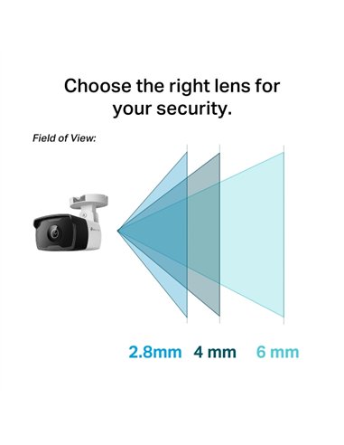 TP-Link VIGI C330I Cámara IP Bullet Exterior 2.8mm 3MP PoE