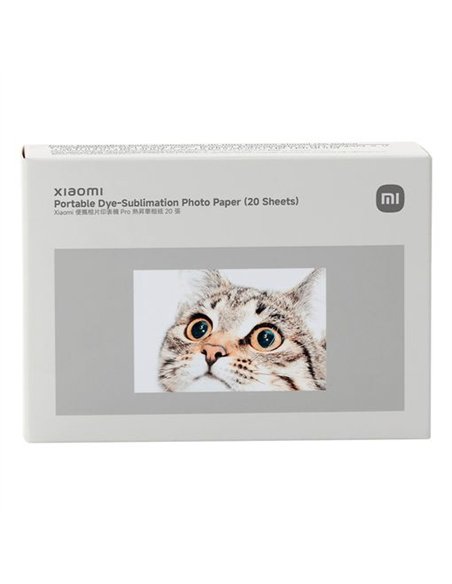 Xiaomi Papel Fotográfico para Sublimación Autoadhesivo 50 x 76mm - 50 Hojas