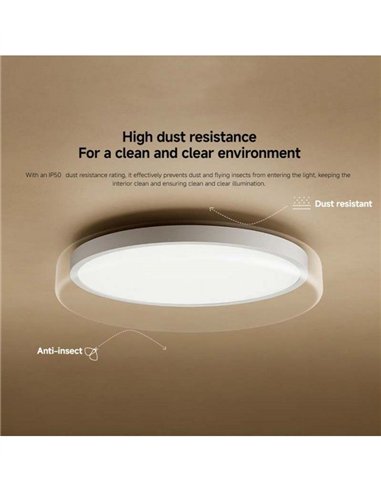 Xiaomi Smart Ceiling Light D30 Lámpara de Techo LED Inteligente Compatible Alexa y Google
