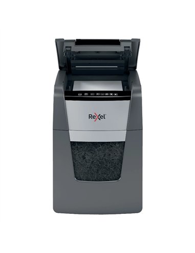 Rexel Optimum AutoFeed 100X Destructora de Papel Corte en Partículas P4 100 Hojas 34L