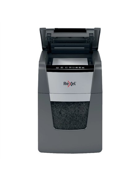 Rexel Optimum AutoFeed 100X Destructora de Papel Corte en Partículas P4 100 Hojas 34L