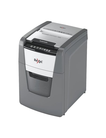 Rexel Optimum AutoFeed 100X Destructora de Papel Corte en Partículas P4 100 Hojas 34L