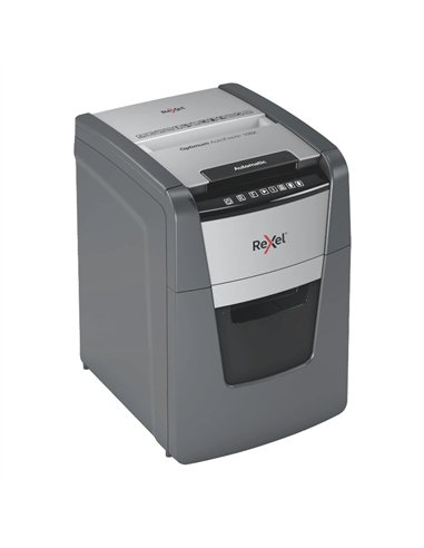 Rexel Optimum AutoFeed 100X Destructora de Papel Corte en Partículas P4 100 Hojas 34L