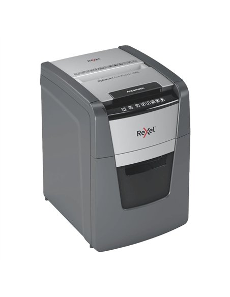 Rexel Optimum AutoFeed 100X Destructora de Papel Corte en Partículas P4 100 Hojas 34L