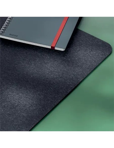 Leitz Alfombrilla de Escritorio de Fieltro Reciclado 70x36cm Gris Oscuro
