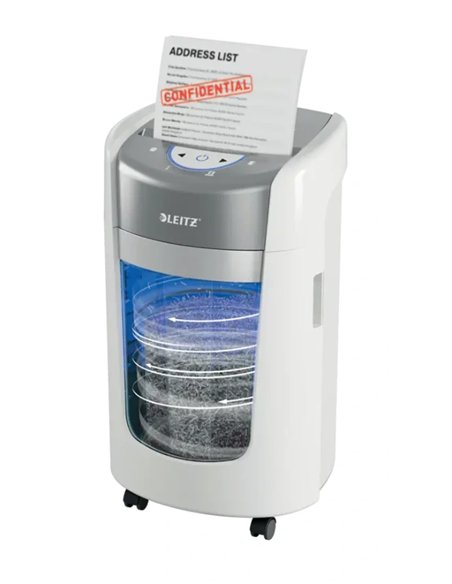 Leitz IQ OptiMax Home Office 225 Destructora de Papel P5 Microcorte 15L Blanca