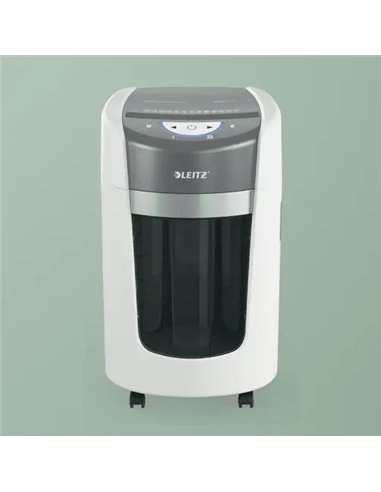 Leitz IQ OptiMax Home Office 225 Destructora de Papel P5 Microcorte 15L Blanca
