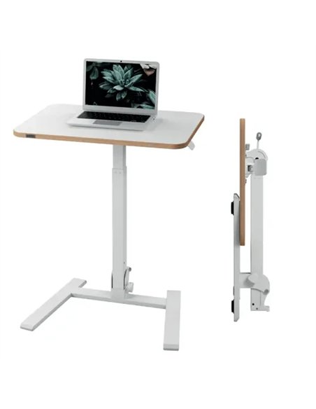 Leitz Ergo Escritorio de Pie y Sentado Plegable 65x46cm Blanco
