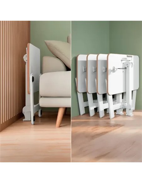 Leitz Ergo Escritorio de Pie y Sentado Plegable 65x46cm Blanco