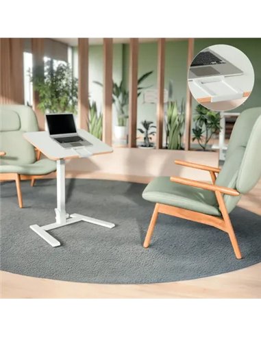 Leitz Ergo Escritorio de Pie y Sentado Plegable 65x46cm Blanco