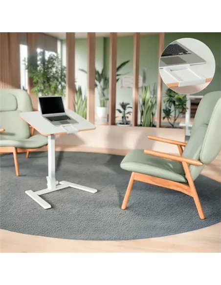 Leitz Ergo Escritorio de Pie y Sentado Plegable 65x46cm Blanco