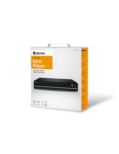 Denver DVH-7787MK3 Reproductor DVD HDMI Full HD 1080p USB Negro