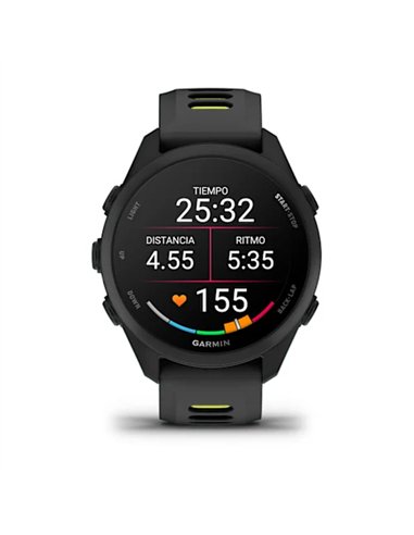 Garmin Forerunner 170 Smartwatch Deportivo GPS AMOLED Negro/Amarillo