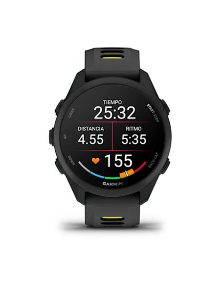 Garmin Forerunner 170 Smartwatch Deportivo GPS AMOLED Negro/Amarillo
