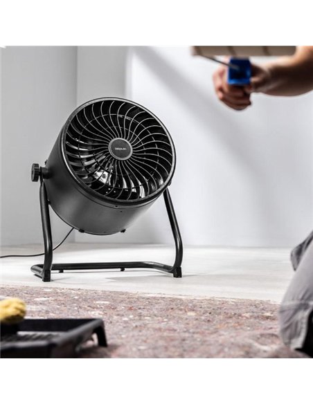 Cecotec ProIndustry FlowCannon Ventilador Industrial de Suelo 150W 3 Velocidades Negro