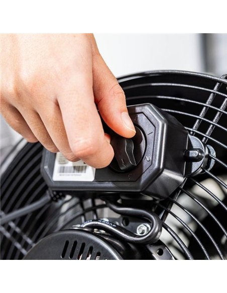 Cecotec ProIndustry FlowCannon Ventilador Industrial de Suelo 150W 3 Velocidades Negro