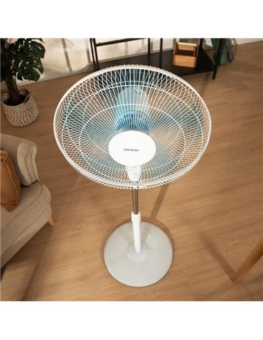 Cecotec EnergySilence 515 WindLite Pro Ventilador de Pie 56W 3 Velocidades Blanco