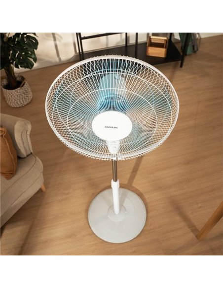 Cecotec EnergySilence 515 WindLite Pro Ventilador de Pie 56W 3 Velocidades Blanco