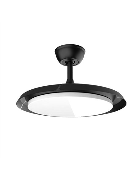 Cecotec EnergySilence Aero 4500 Puzzle Invisible Black Ventilador de Techo DC 30W con Luz LED y Mando