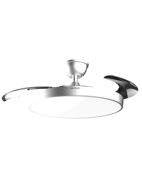 Cecotec EnergySilence Aero 300 Air Invisible Silver Ventilador de Techo DC 30W Luz LED y Mando