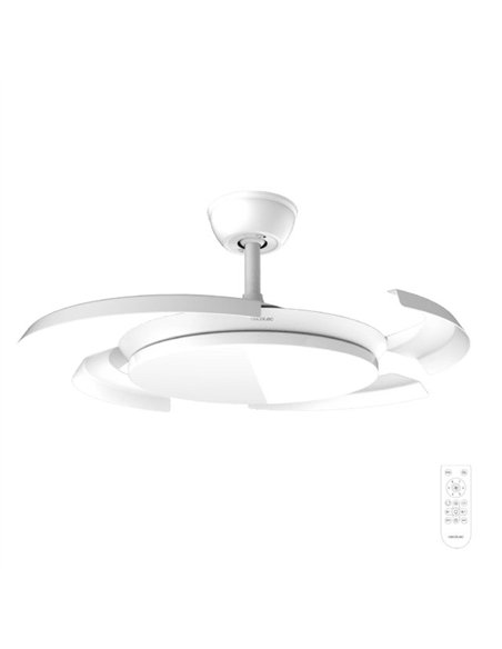 Cecotec EnergySilence Aero 4500 Puzzle Invisible White Ventilador de Techo DC 30W con Luz LED y Mando