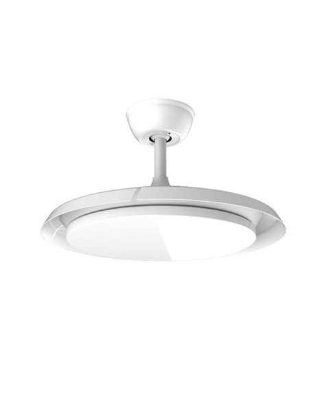 Cecotec EnergySilence Aero 4500 Puzzle Invisible White Ventilador de Techo DC 30W con Luz LED y Mando