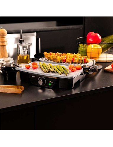 Cecotec Rock'nGrill 1500 Stone Ceramic MixGrill Grill Multifunción 1500W Cerámico