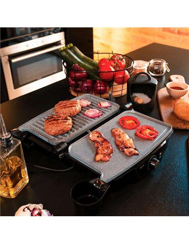 Cecotec Rock'nGrill 1500 Stone Ceramic MixGrill Grill Multifunción 1500W Cerámico