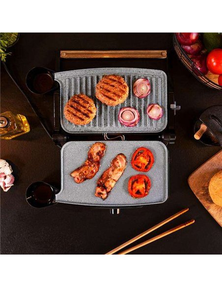 Cecotec Rock'nGrill 1500 Stone Ceramic MixGrill Grill Multifunción 1500W Cerámico