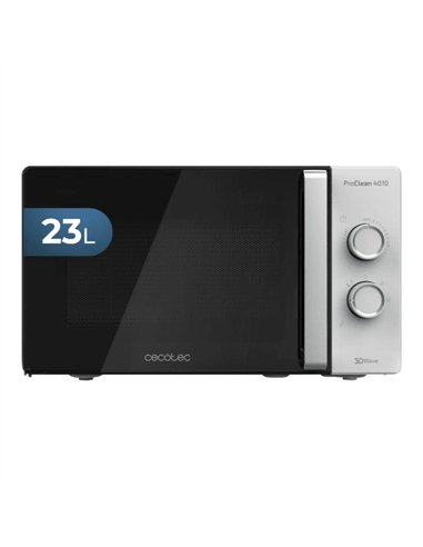 Cecotec ProClean 4010 Microondas con Grill 23L 800W Acero Inoxidable