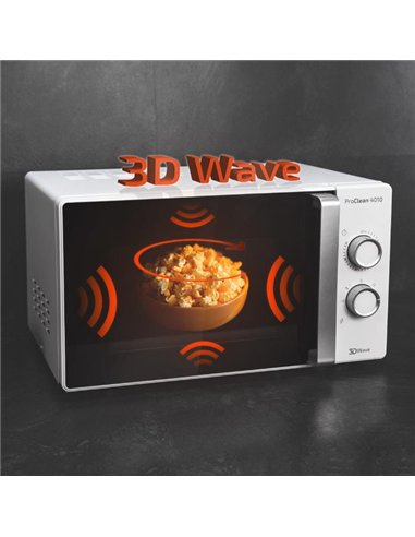 Cecotec ProClean 4010 Microondas con Grill 23L 800W Acero Inoxidable