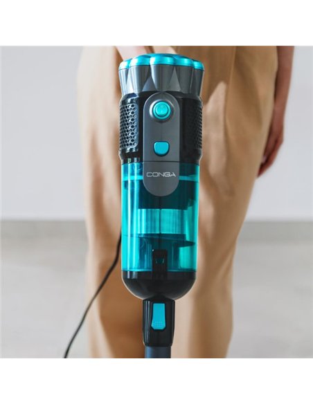 Cecotec Conga 700 PowerHead Aspirador Escoba con Cable y Cepillo Motorizado 615W