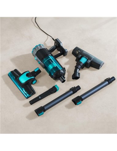Cecotec Conga 700 PowerHead Aspirador Escoba con Cable y Cepillo Motorizado 615W