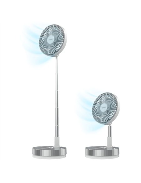 Cecotec EnergySilence 800 FoldAir Portable Control Ventilador de Pie Plegable USB con Mando