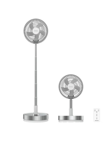 Cecotec EnergySilence 800 FoldAir Portable Control Ventilador de Pie Plegable USB con Mando
