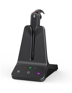 Yealink WH63 E2 Teams Auriculares Inalámbricos DECT Mono USB-C Negro