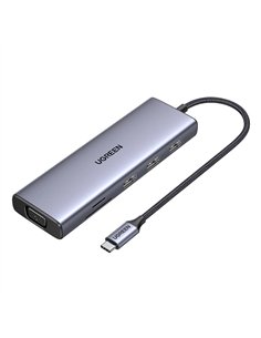 Ugreen Revodok UG15600 Hub USB-C 6 en 1 HDMI 4K/60Hz RJ45 PD 100W