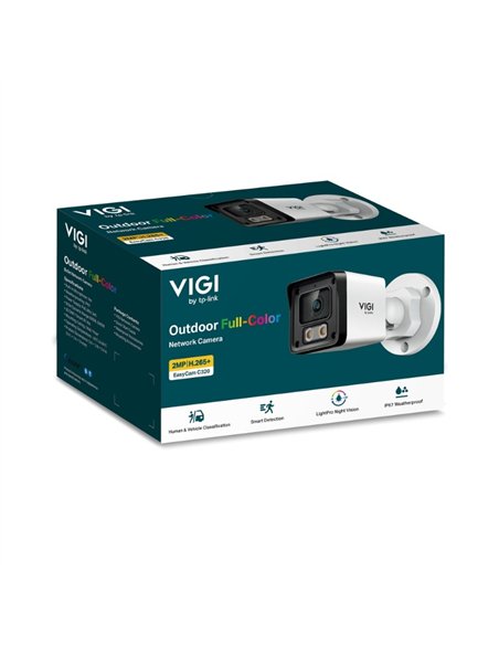 TP-Link VIGI EasyCam C320 Cámara IP Bullet 6mm Full-Color 2MP PoE IP67