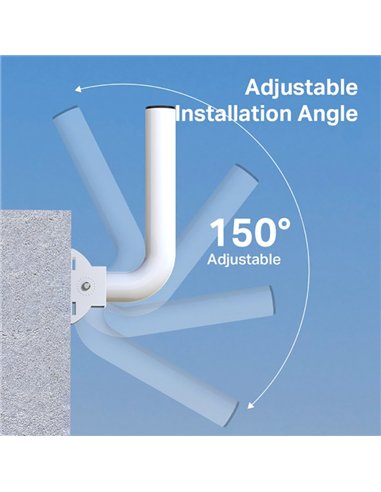 TP-Link Omada TL-APM200 Soporte de Montaje en Poste para Puntos de Acceso Exterior