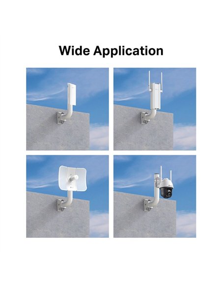 TP-Link Omada TL-APM200 Soporte de Montaje en Poste para Puntos de Acceso Exterior