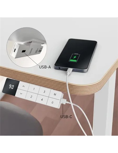 Leitz Ergo Escritorio Eléctrico Compacto 120x70cm Altura Regulable 60kg