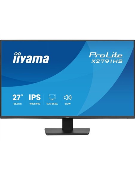 iiyama ProLite X2791HS-B1 27" LED IPS FullHD 100Hz Negro Monitor