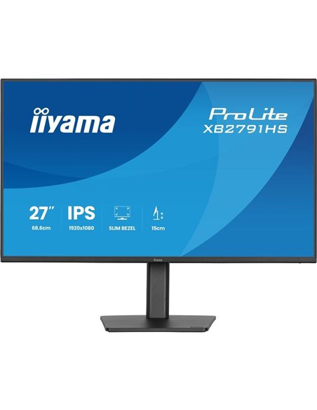 iiyama ProLite XB2791HS-B1 27" LED IPS FullHD 100Hz Negro Monitor