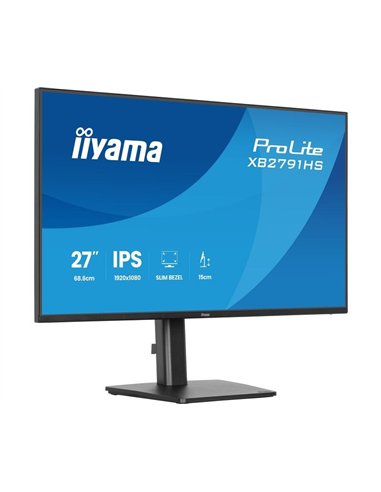 iiyama ProLite XB2791HS-B1 27" LED IPS FullHD 100Hz Negro Monitor