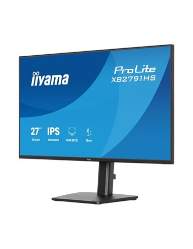 iiyama ProLite XB2791HS-B1 27" LED IPS FullHD 100Hz Negro Monitor