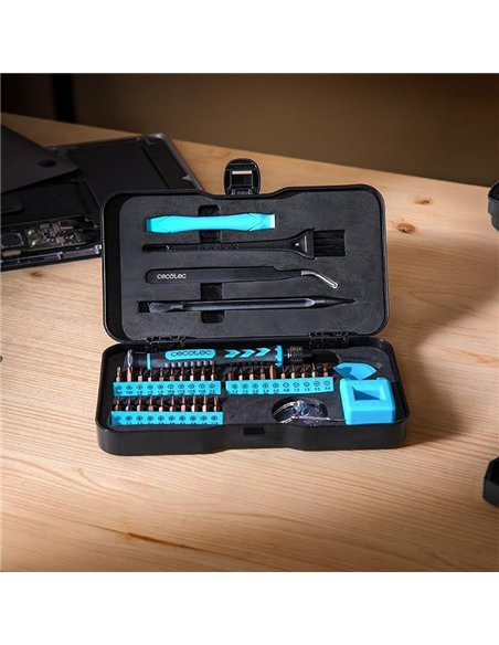 Cecotec PrecissionGyro 100 Set Kit de Precisión 39 Piezas Destornillador Manual