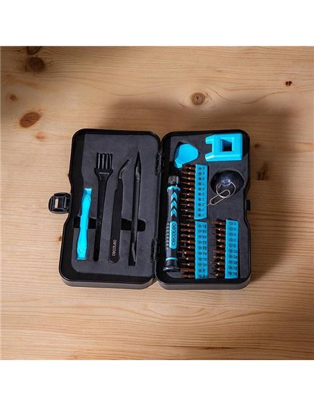 Cecotec PrecissionGyro 100 Set Kit de Precisión 39 Piezas Destornillador Manual