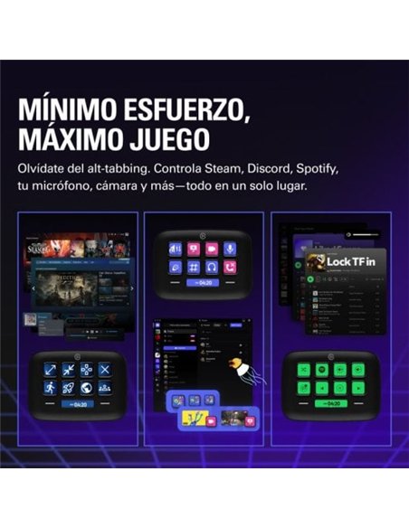 Elgato Stream Deck Neo Controlador con 8 Teclas LCD Personalizables Negro