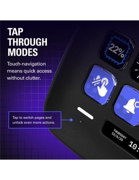 Elgato Stream Deck Neo Controlador con 8 Teclas LCD Personalizables Negro